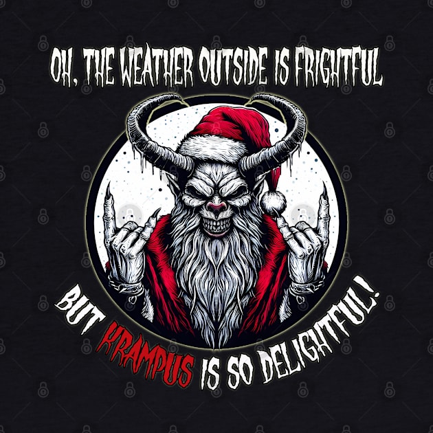 Creepy and Metalhead Christmas Krampus by MetalByte